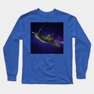 Space Cat Long Sleeve T-Shirt